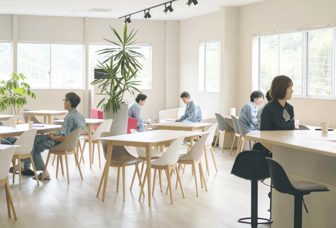 大槌工場の社員食堂の画像
